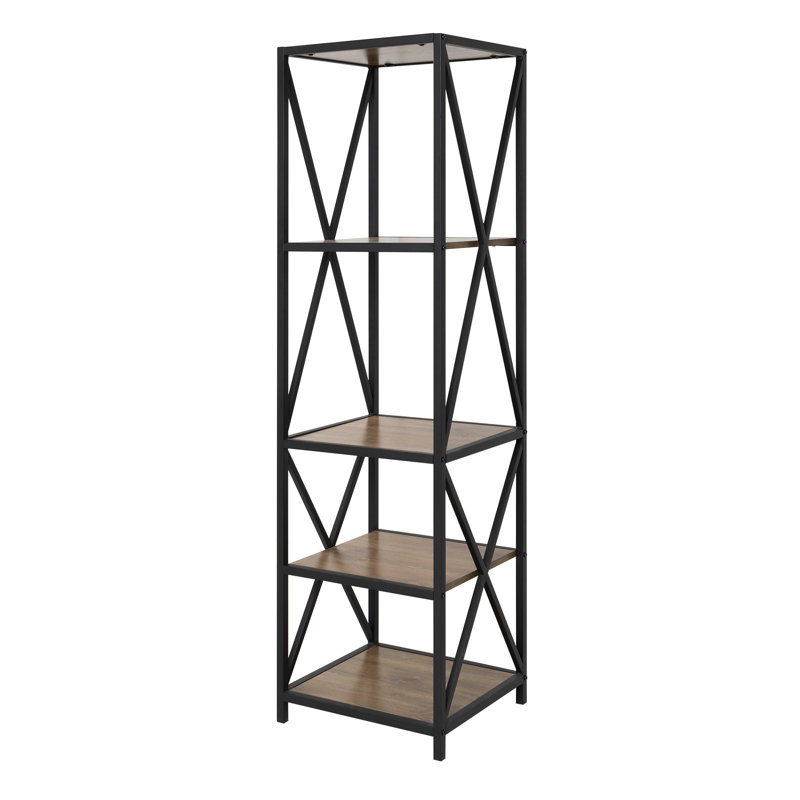 Étagère à livres H 61 "x l 18" Eula, Bois de grange