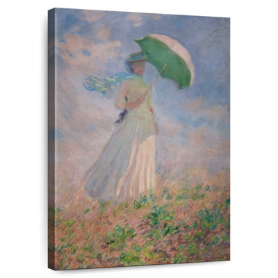 Femme Leisha avec un parasol