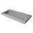 ALFI brand ABCO40TR 40" Solid Concrete Gray Matte Trough Sink for the Bathroom