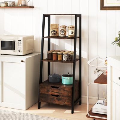134cm H x 52cm W Metal Bookcase