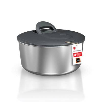 Grande essoreuse à salade Zyliss Easy Spin en acier inoxydable (4 à 6 portions)