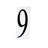 Altus 0.5'' H Plastic House Number-1909807679