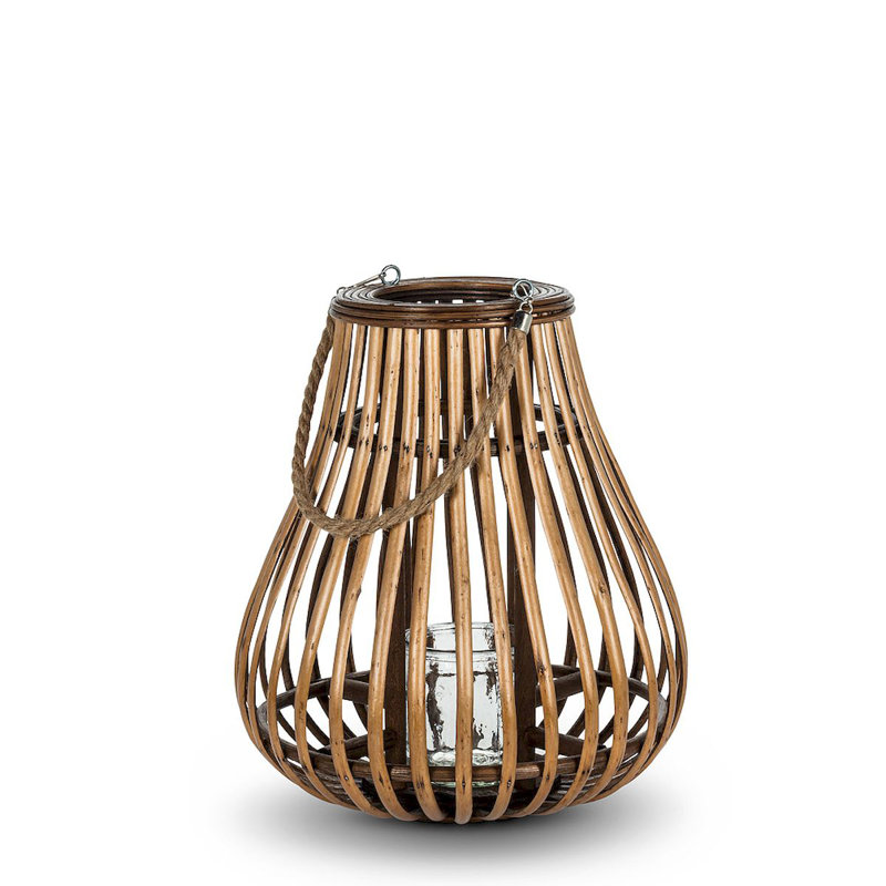 Tabletop Lantern, 11.5" H x 7" W x 7" D