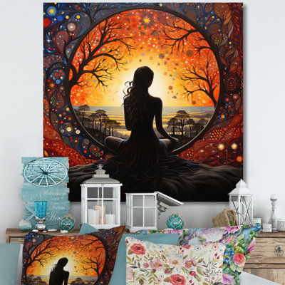 Orange, yoga noir en harmonie III