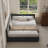 Upholstered Daybed With Backrest, Reversible Armrests, And Storage Drawers-1349014256-1350107099