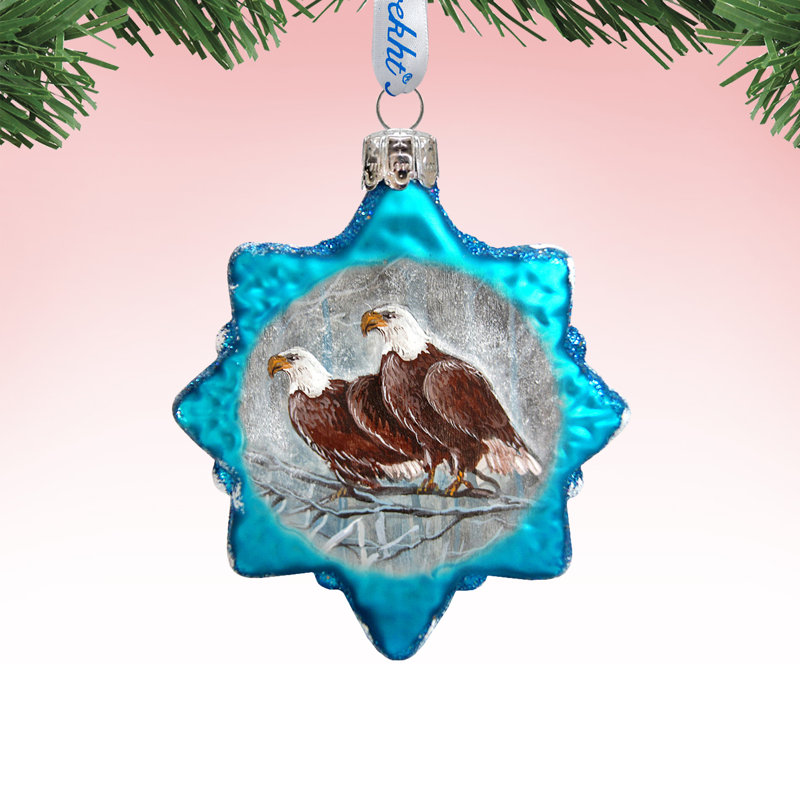 Ornement en forme de flocon de neige Eagles, Eagles