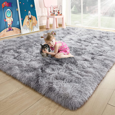 Antonije Tie Dye Shag Area Rug