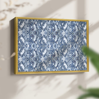 Vintage Abstract -LV -Framed Print - Restickable