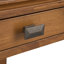 Table de bout carrée transitionnelle en bois massif l 21 po avec tiroirs et pieds fuselés Artisan-3926838-3926836