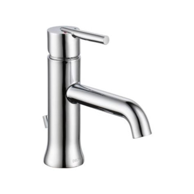 Trinsic Single Hole Bathroom Faucet with Drain Assembly, Single Handle Bathroom Sink Faucet