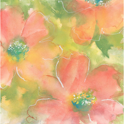 Summer Cosmos I by Chris Paschke - Wrapped Canvas Painting