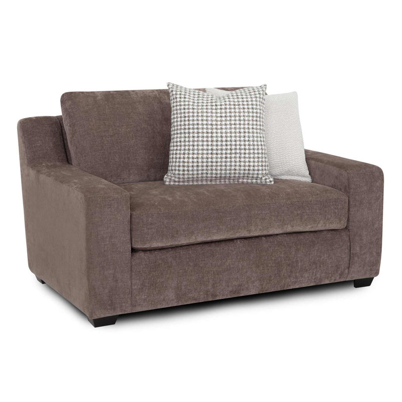 Fauteuil Wilmot Snuggler, Polyester brun