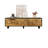 Pine Wood TV Stand with Spacious Storage