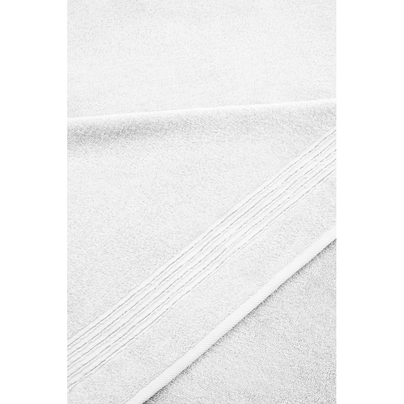 Ozdilek 2-Piece Bath Sheets, 35X70 100% Turkish Cotton, Luxury Quick Dry, Extra Large, Fade-Resistant, Eco-Friendly, Spa Towel, Comfortable (White)