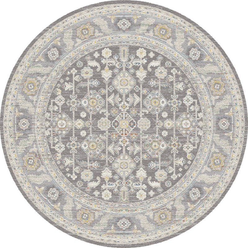 Igikpak Oriental Indoor Rug, Round 5'3"