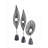 S/3 Truman Decorative Leaf Statuaries