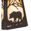 7" Square Bear At Dawn Mini Pendant