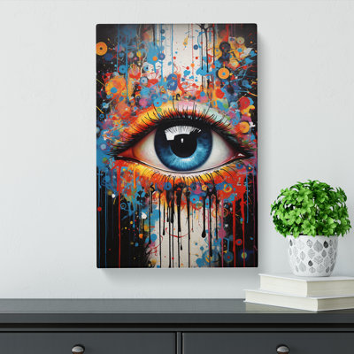 Eye Contemporary - Wrapped Canvas Print