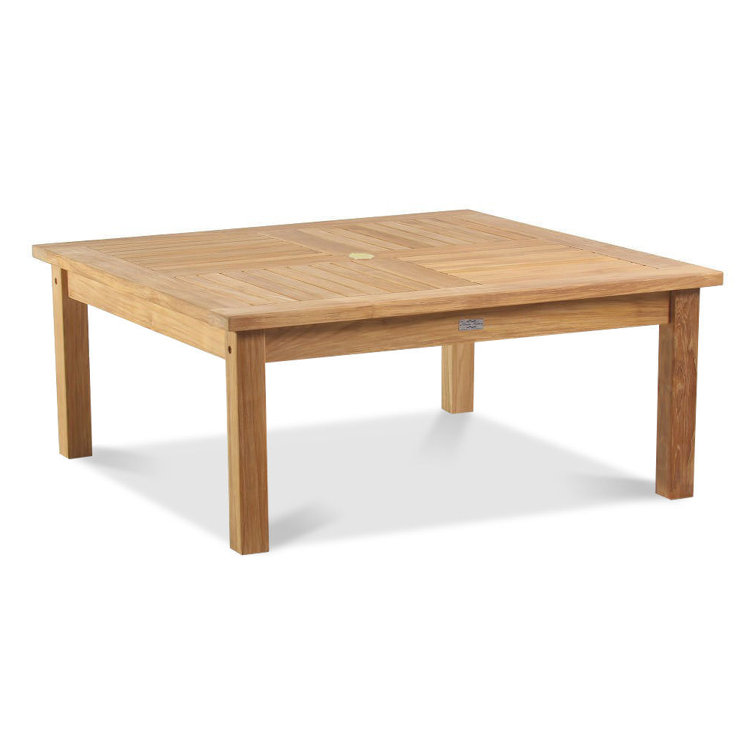 Classic Teak 41" Square Coffee Table