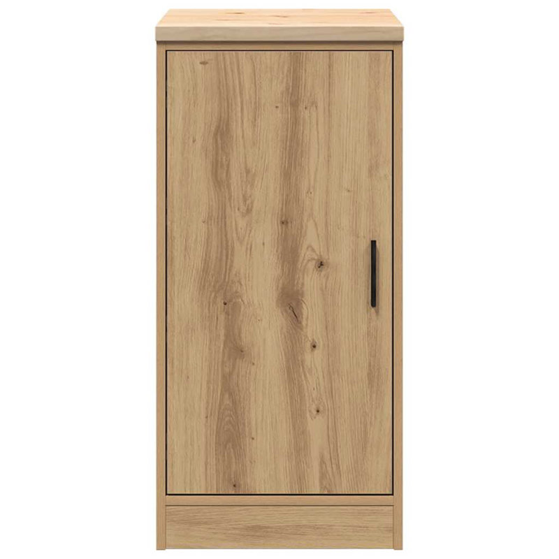 Solid Wood Single Storage Cabinet ( 85cm H x 40cm W x 51cm D), Artisan Oak