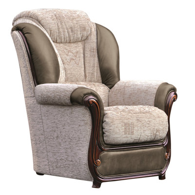 Kissell Faux Leather Armchair