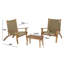 Roan Rectangular Acacia Folding Outdoor Coffee Table , cm W cm D-1151425102