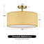 Plafonnier semi-encastré 3 lumières Yaretzi-855096671-840810325