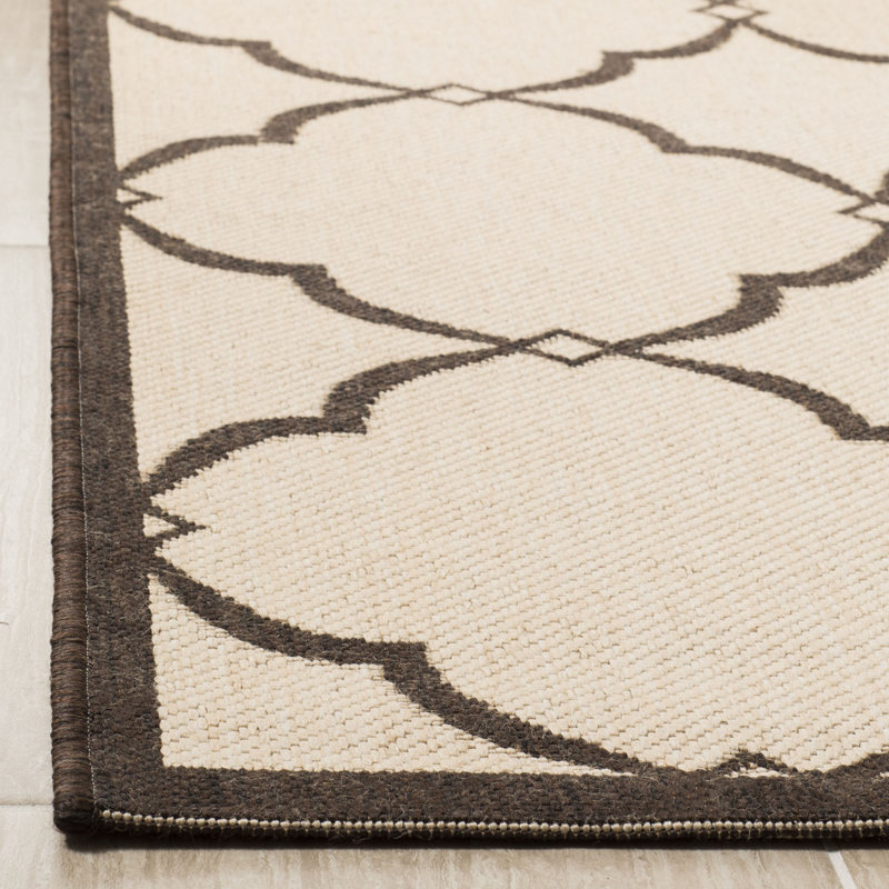 Miesha Performance Geometric Rug, Rectangle 4' x 6'