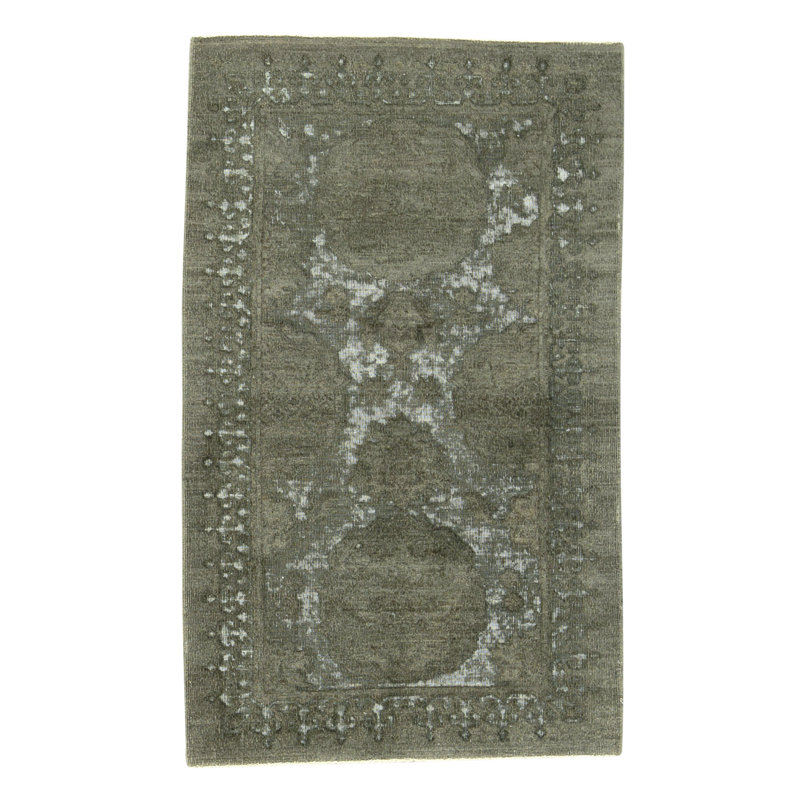 Hand-Knotted High-Quality Lilac Area Rug
