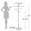 Porte-serviettes d'extérieur en marbre KES Natural-107082412