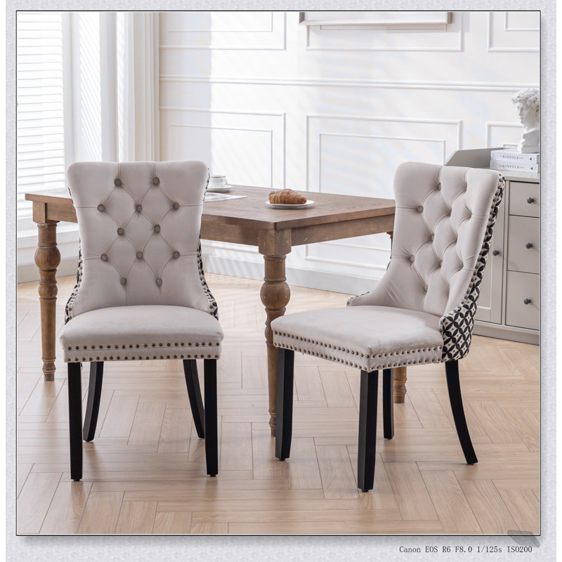 Chaises de salle à manger Classic Classic, Beige