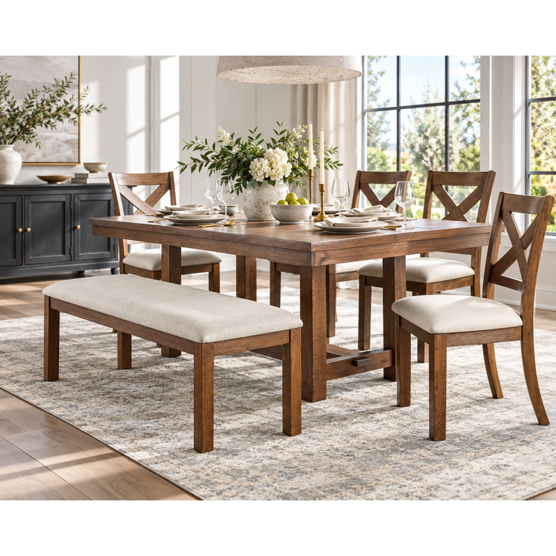 Galvaston 48.5" W Upholstered Dining Bench