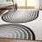 Shanea Arch White Mid-Century Modern Geometric Flat-Weave Rug-96269736