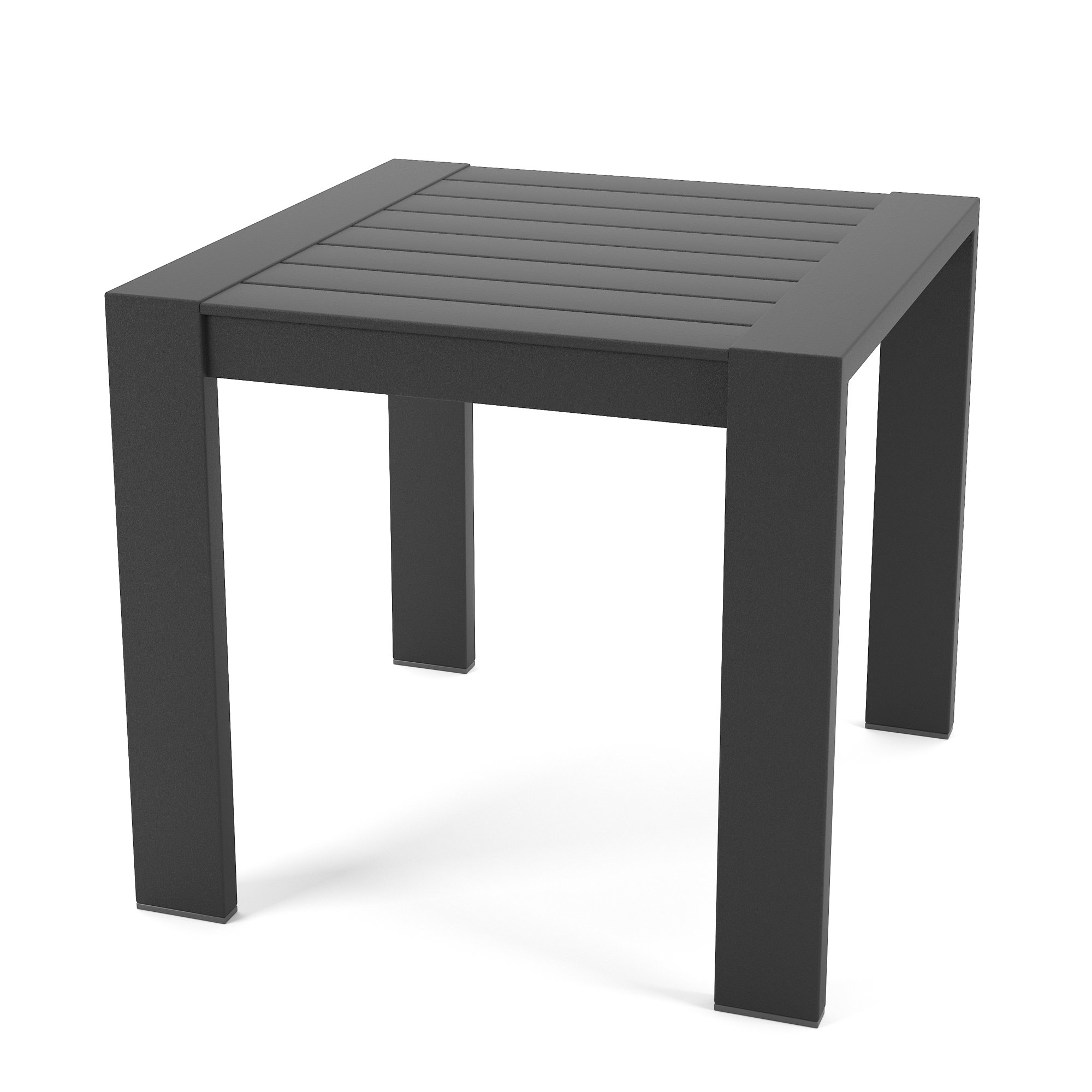 Dulcie 22.5" Square Metal Outdoor Side Table