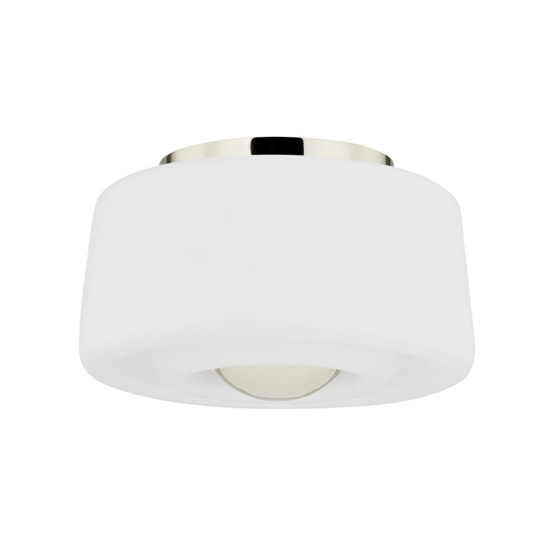 Plafonnier encastré 2 lumières Ciela, Nickel poli
