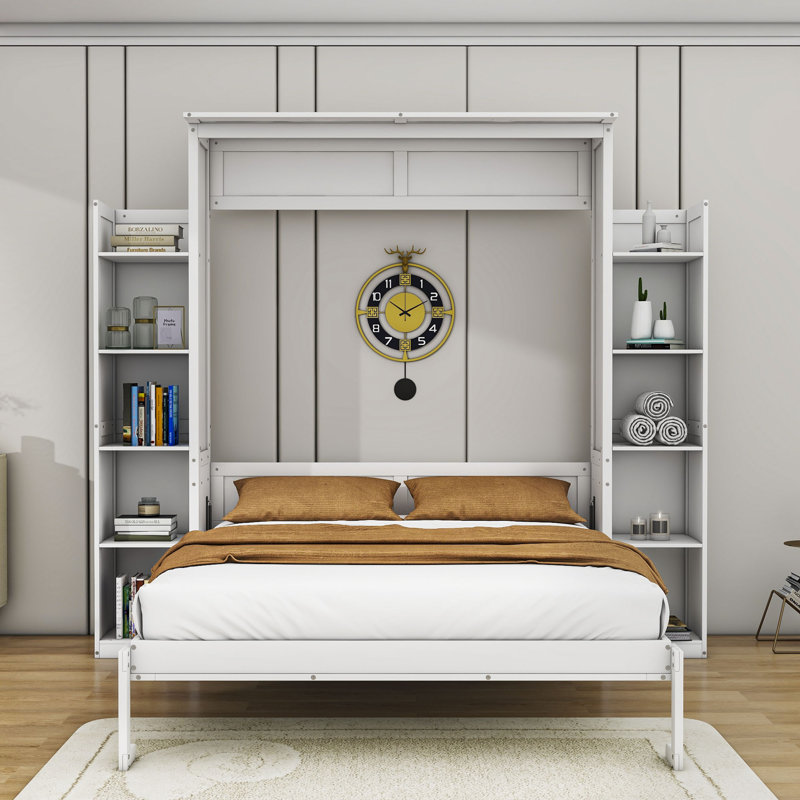 Lit escamotable Kirthana, Grand, Blanc