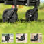 Heavy-Duty Folding Wagon Cart with Adjustable Handle, Carry Bag & Wheels (60kg Capacity, 62L)