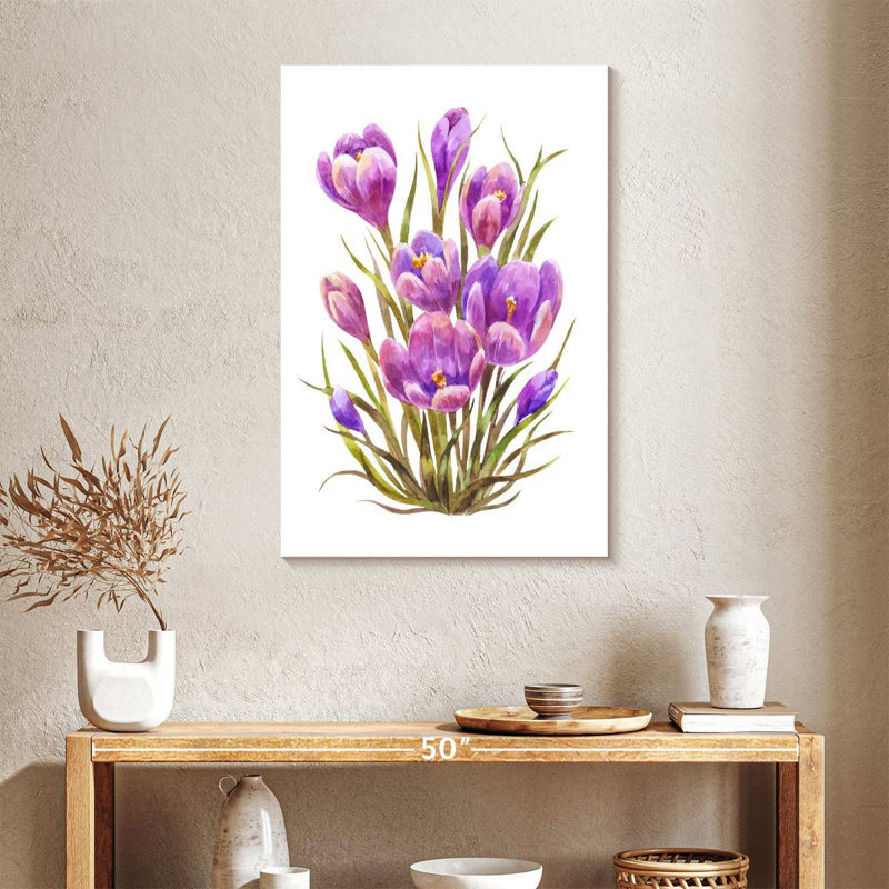 Harnek Crocus Flower Cluster, 36" H x 24" W
