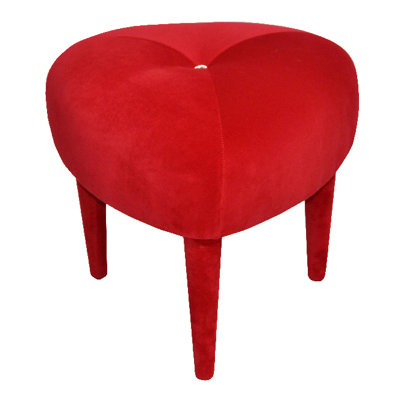 Solid + Manufactured Wood Accent Stool