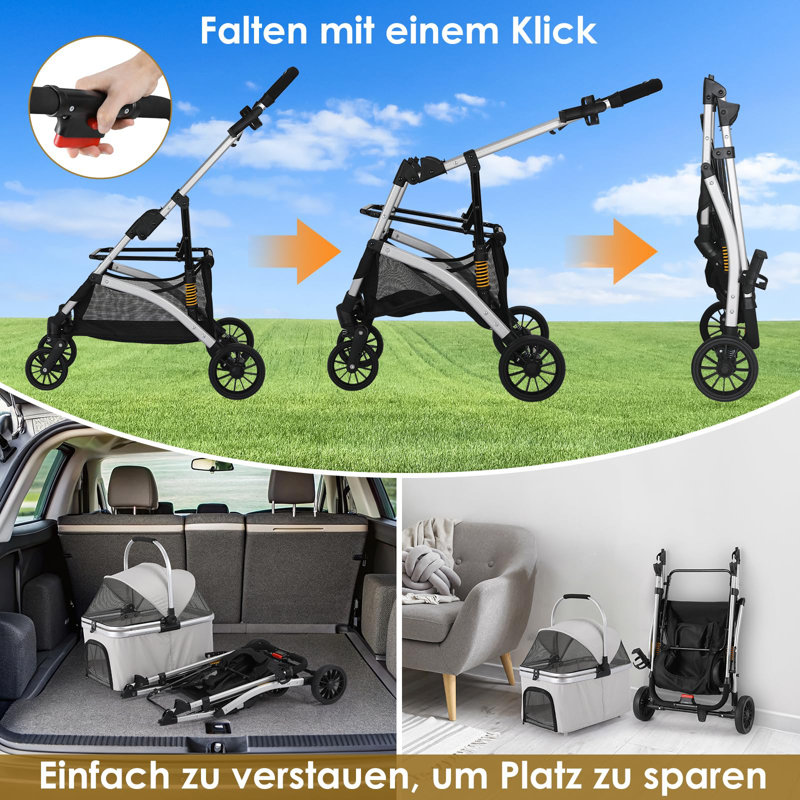 Foldable Pet Stroller