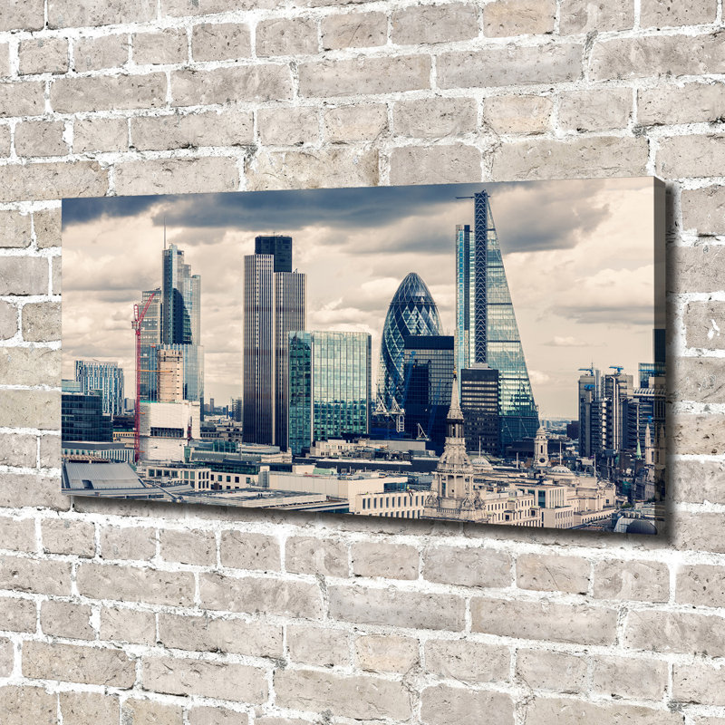 Skyscrapers - Wrapped Canvas Print