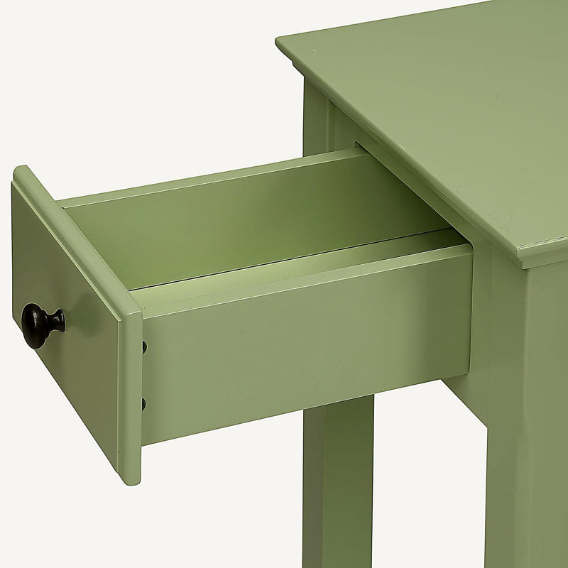 Green decorative table with base, Light Green