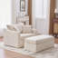 Fauteuil d'appoint rembourré en chenille 43,9 po Chenbay-130597091-130597093