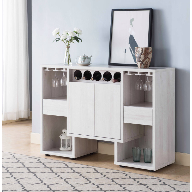 Armoire d'appoint avec support à vin