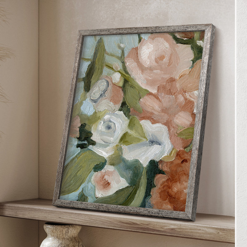 Bouquet Scatter II, reproduction encadrée - bois massif, H 21 po x l 17 po