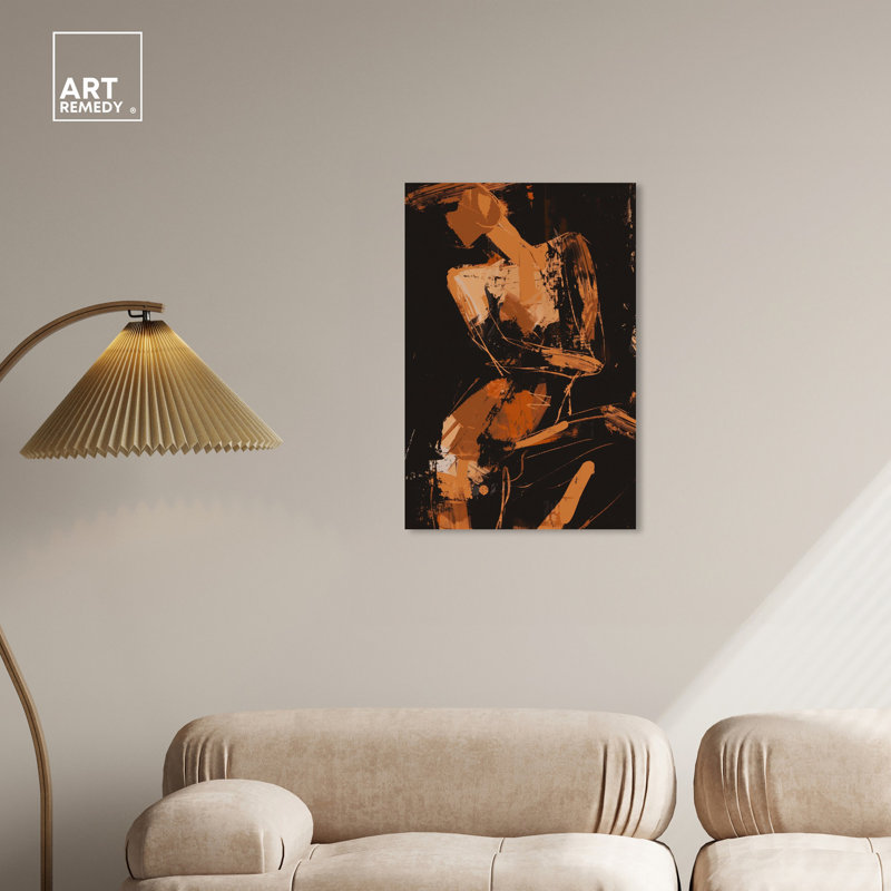 «Graceful Abstraction» par Art Remedy, Toile tendue, H 30 po x l 20 po