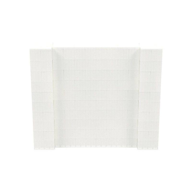 Ensemble mural de blocs géants 7 'T, H 60 po x l 72 po x P 12 po, Translucide