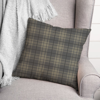 Plaid Throw Pillow