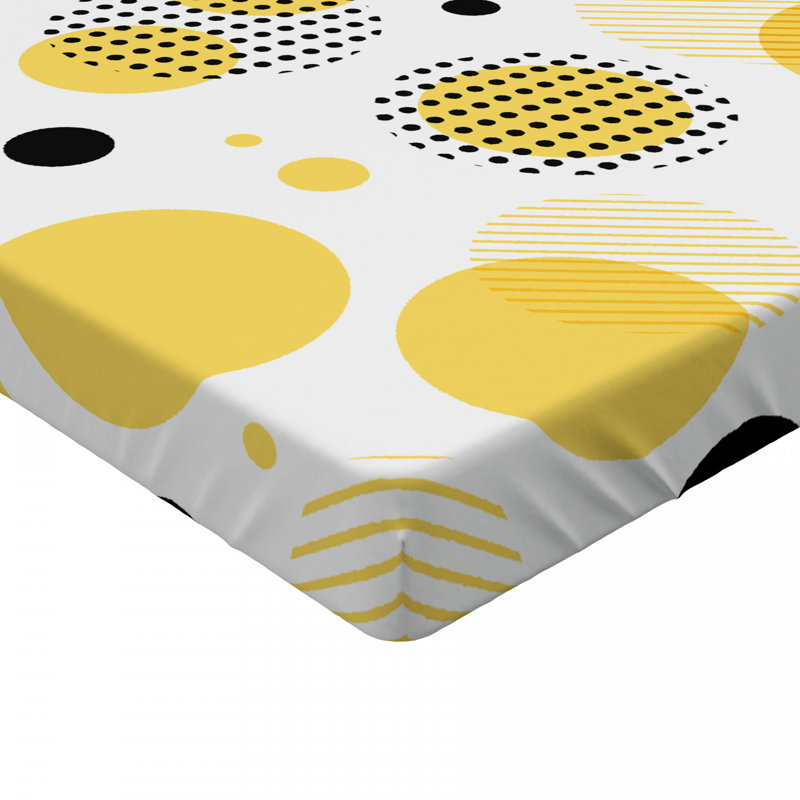 Microfiber Polka Dots Fitted Sheet, Twin XL Fitted Sheet