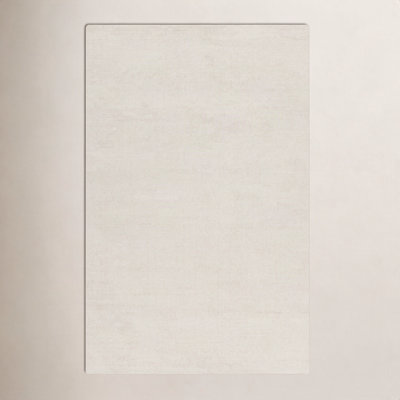 Crowe Wool Light Beige Area Rug